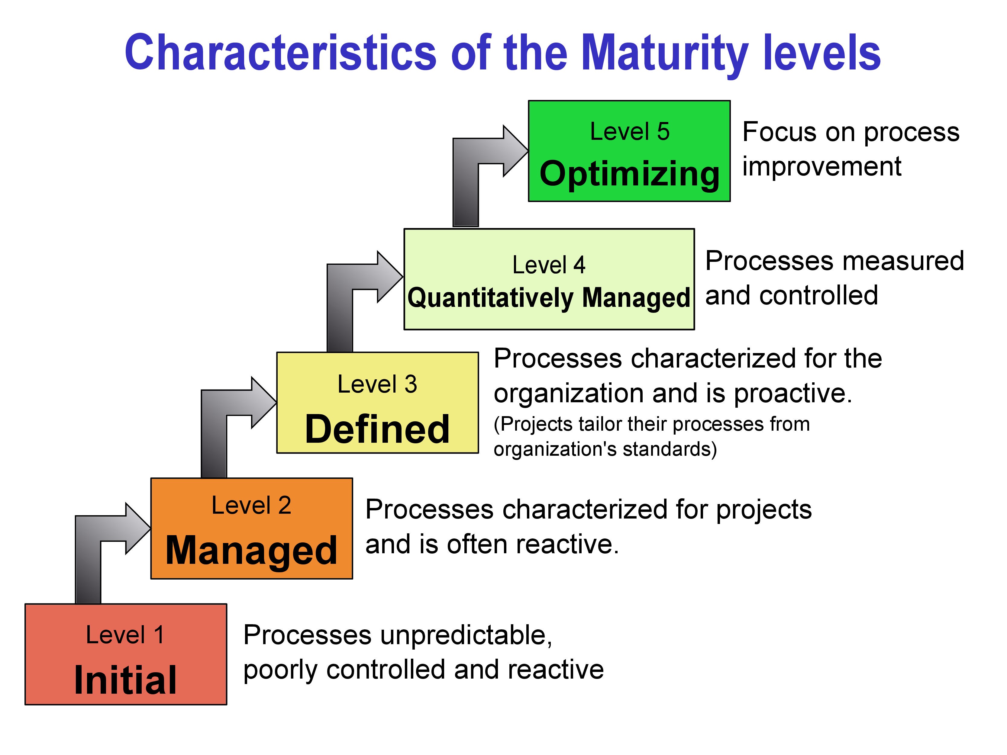 cmmi-level III experienced